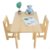 锦旭芃沐   实木儿童桌椅套装幼儿园桌子LY-SMZ01(默认 默认)第4张高清大图