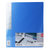 得力（deli）打孔文件夹环形文件夹A4单夹插袋标签资料夹 5387蓝色(蓝色)第3张高清大图