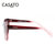 卡莎度(CASATO) 女款偏光太阳镜时尚个性大框潮 防紫外线太阳镜 墨镜120031(红色不偏光)第3张高清大图