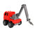 酷米玩具 消防车玩具挖掘机推土车小汽车仿真模型套装宝宝婴儿玩具 6只装 KM3049(红色)第7张高清大图