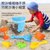 儿童沙滩玩具套装戏水沙漏铲子和桶宝宝玩沙子挖沙决明子工具男孩女孩小孩玩沙子工具(【超值】沙滩小车+小铲耙6件套)第2张高清大图