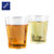 安居先森PS航空杯一次性硬质塑料杯logo 200ml直筒型 （500个/箱）透明第4张高清大图