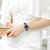 罗西尼(ROSSINI)石英手表休闲皮带腕表潮流休闲情侣手表516723G(蓝色男表)第4张高清大图
