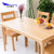 天米 TIMI 日式白橡实木餐桌椅 1.2米1.4米餐厅饭桌组合(原木色 1.4米餐桌)第3张高清大图