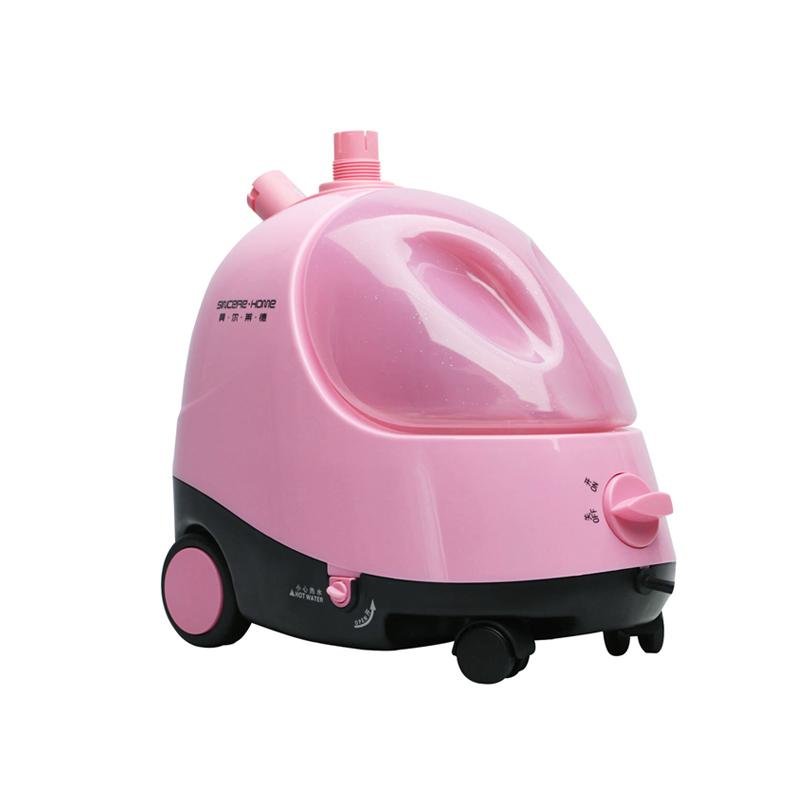 贝尔莱德salav蒸汽挂烫机gs22djt粉色单档调节18l超大水箱1500w大功率