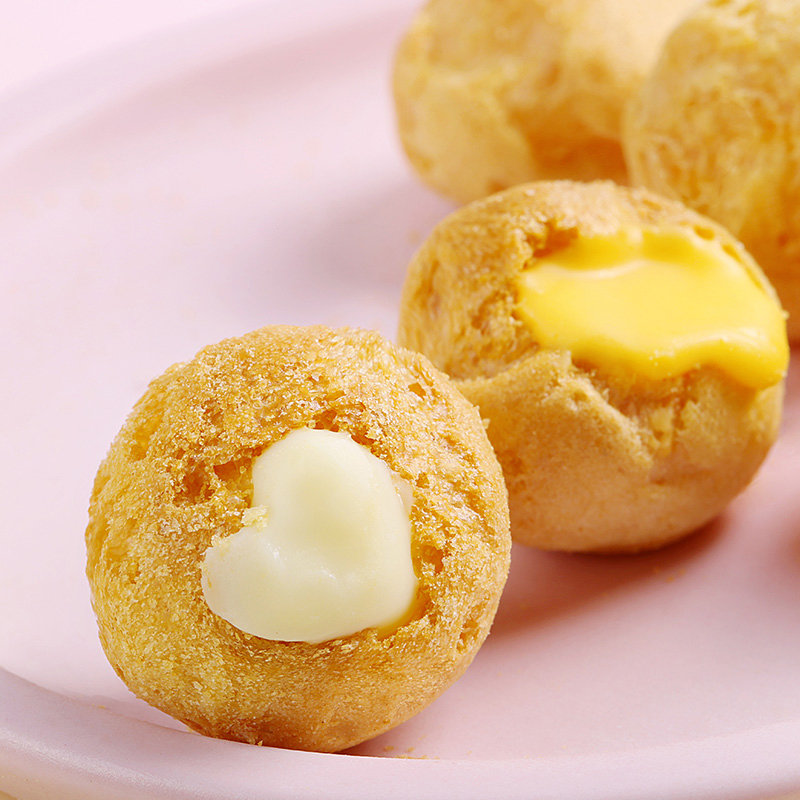 百草味泡芙60g 牛奶味(3包装)