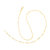 周大福珠宝首饰简约时尚水波K金链18K金项链E2903第4张高清大图