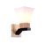 现代简约实木壁灯床头灯实木玻璃灯罩壁灯LED 暖色清新E27螺口灯具(单头 赠5W白光)第5张高清大图