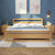 一米色彩 床 双人床 实木床1.5m婚床 1.8米单人床 北欧日式 软包软靠木质床 卧室家具(原木色标准款 1.8米单个床)第3张高清大图