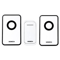 WEMEDA维美达 V018F一拖二 交流远距离遥控电子门铃 无线 家用门铃呼叫器不用电线