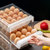 日本鸡蛋盒保鲜收纳盒冰箱鸡蛋盒子厨房蛋盒架托家用神器整理储物(单个装【双层可放32个鸡蛋】 默认版本)第3张高清大图