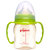 贝亲宽口径PPSU奶瓶 宝宝奶瓶 婴儿塑料奶瓶带吸管握把160/240ML(绿色握把160ml)第2张高清大图
