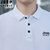 Jeep吉普男士短袖POLO衫时尚男士半袖T恤夏装新款体恤衫舒适棉运动短t(HL7225灰色 4XL)第7张高清大图