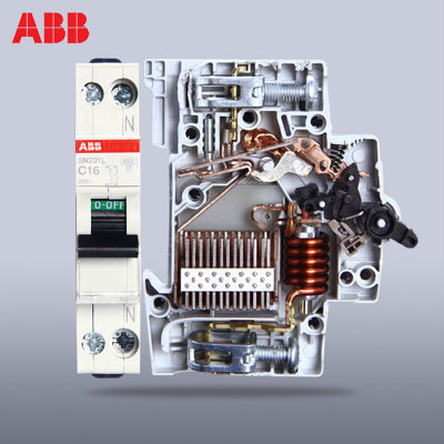 ABB空气开关DPN双进双出进口断路器1P+N小型断路器SN201L-C16C20C25C32C40A(SN201L-C16)