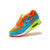 耐克鞋nike女鞋新款七彩耐克气垫鞋跑步鞋女鞋透气运动鞋455586(桔蓝色)第5张高清大图