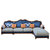 亚格林 美式 沙发 客厅皮质沙发美式实木大小户型沙发组合(皮布两用款 双扶手单人位)第5张高清大图