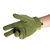 *山拓 男款保暖防寒透气耐磨防滑全指战术手套 骑行手套G-05(军绿色 XL)第4张高清大图