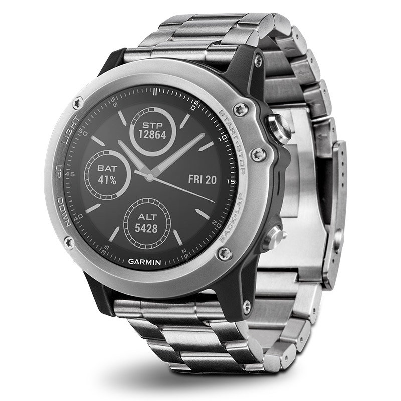 garmin佳明fenix3hr飞耐时3hr心率gps登山跑步户外功能手表旗舰银色