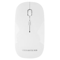 吉选（GESOBYTE）时尚型 无线鼠标 WM1000（白色）