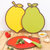 正品乐扣乐扣塑料辅食菜板家用卡通防霉切水果砧板便携可爱小案板(红苹果CSC551)第3张高清大图