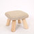 缘诺亿 蘑菇创意换鞋凳儿童矮凳四脚方凳可拆洗家居凳实木卡通凳ht-005#(红色 24小时内发货)第5张高清大图