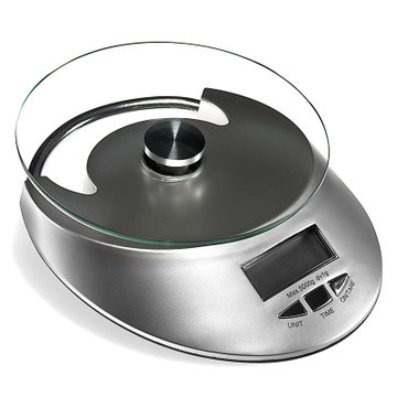 花潮电子厨房秤EC001（银色）（精巧实用，烘焙专家，厨房利器!)