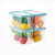 乐丽诗透明密封保鲜储物罐盒 食品级塑料分装带盖水果五谷杂粮收纳盒(4个装 默认)第4张高清大图