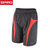 spiro运动短裤男女跑步速干夏季透气型健身五分裤男女款S184X(黑色/红色 L)第4张高清大图