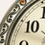 汉时欧式轻奢双面钟客厅金属雕花静音时钟复古艺术装饰挂钟HDS18(青铜色大号)第5张高清大图