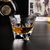 捷克BOHEMIA水晶玻璃威士忌烈酒杯洋酒杯果汁杯创意啤酒杯子(精刻高款杯子350ML)第5张高清大图