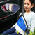 那卡儿童车用安全带调节器三角固定器防勒脖器保防护片套护肩胸(蓝色)第4张高清大图
