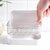 带盖沥水肥皂盒创意个性卫生间家用免打孔浴室洗衣皂盒香皂置物架(白色)第5张高清大图