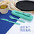 随行塑料小麦秸秆刀叉勺环保餐具套装便携餐具 耐热学生餐具(米色 3件套)第6张高清大图