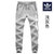 Adidas/阿迪达斯运动裤男裤子三叶草收口小脚长裤(Q6518灰色 XL)第2张高清大图