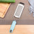 不锈钢多功能切菜器切片器刮丝刨丝削土豆丝家用擦丝切丝厨房神器(蓝色)第4张高清大图