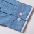 Genanx格男仕 秋装新款时尚休闲白波点蓝色长袖衬衫 D080(XL)第5张高清大图