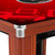 聚福龙  DX-BB25TF18 家居取暖桌 智能操控 几何渐变红第4张高清大图