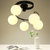 迪开尔创意个性灯具螺旋状咖啡厅餐饮酒吧台黑色铁艺客厅卧室灯(5个灯头)第2张高清大图