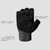 qlee健身手套男女器械训练锻炼夏季透气防滑耐磨护掌半指运动手套(M手围18-20厘米 1203黑色)第3张高清大图