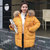 2018新款冬季外套厚款中长款韩版棉服宽松bf女(白色 2XL)第2张高清大图