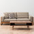 爱依瑞斯（ARIS）简约现代布艺沙发客厅家具双人位三人位中式实木沙发 WFS-55(灰色 三人位)第2张高清大图