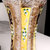 捷克原装BOHEMIA凯撒水晶玻璃花瓶大号手工刻法兰花欧式花瓶(默认 捷克原装法兰花金色花瓶（41CM）)第2张高清大图