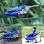 合金遥控飞机耐摔3.5通直升机充电动男孩儿童模型玩具飞机无人机飞行器(蓝色 一个机身两个电池)第4张高清大图