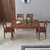 A家 实木餐桌椅组合 原木色橡胶实木饭桌 现代餐家具1.2米小户型饭桌套装 现代简约(餐桌 默认)第2张高清大图