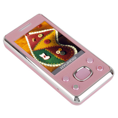 现代（HYUNDAI）HD518手机（粉色）双卡双待/GSM