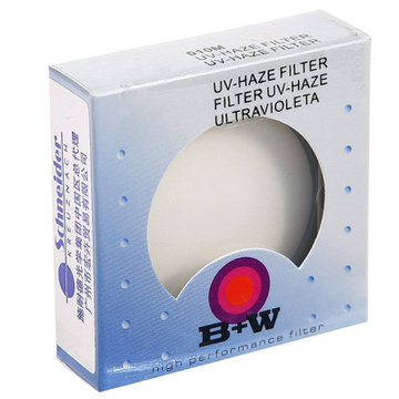 B+W 52mm单层镀膜 普通UV紫外线滤镜（德国原厂制造！顶级滤镜的标杆与典范。)