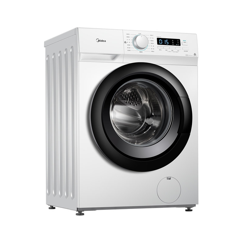 midea/美的mg80v11d 8公斤kg洗衣机 全自动家用变频滚筒洗衣机静音
