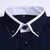 传奇保罗格子短袖衬衫男商务休闲正装2021夏季新款纯棉半袖衬衣（M-5XL）DCZ2306(深灰色 XXXL)第5张高清大图