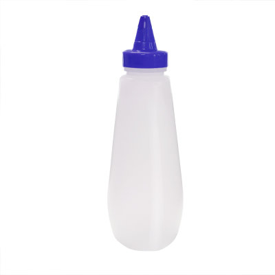 西派珂cmcpack创意塑料调味瓶沙拉蜂蜜酱油瓶番茄酱料收纳瓶( 容量500ml)(软瓶蓝色盖)