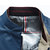 南极人中年男装立领休闲PU皮夹克韩版修身春季薄款外套爸爸装外衣N3L6F55831(蓝色 175)第3张高清大图